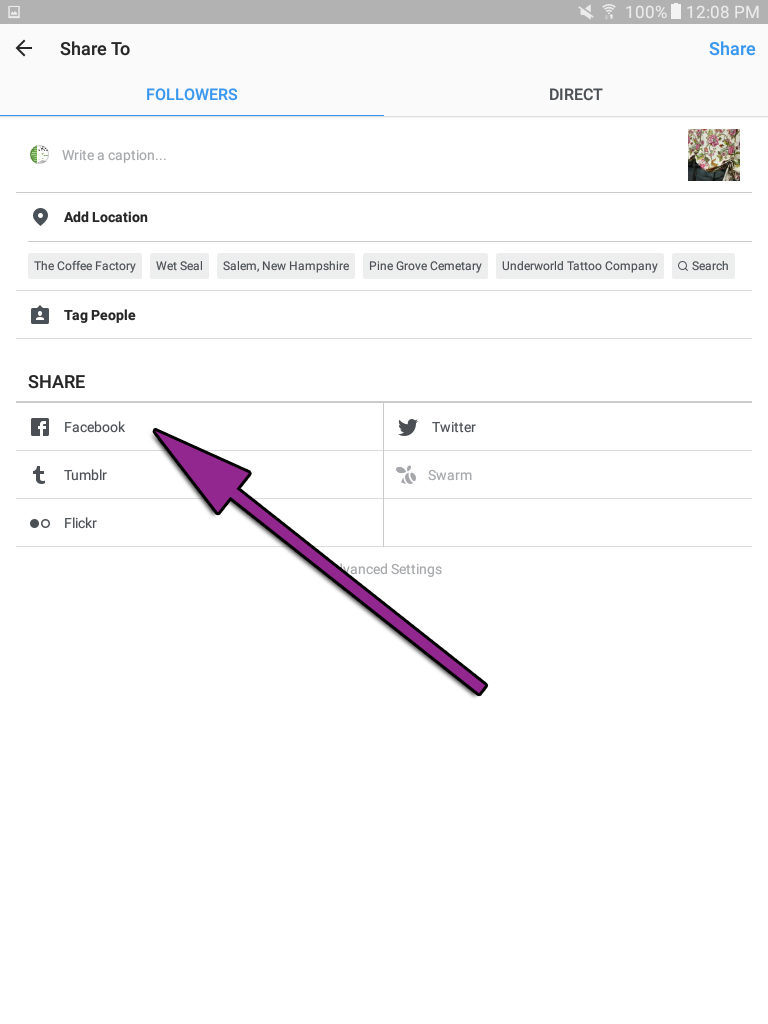 Step 7: Share your Post Step 7: Share your Post