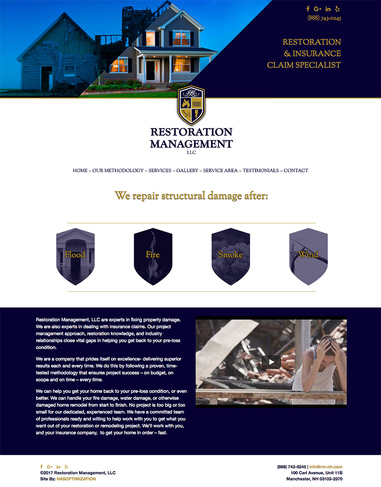 Restoration Management's New Site Restoration Management's New Site