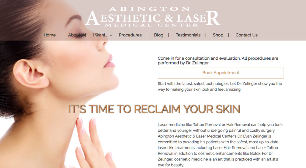 Abington Aesthetic's New Site