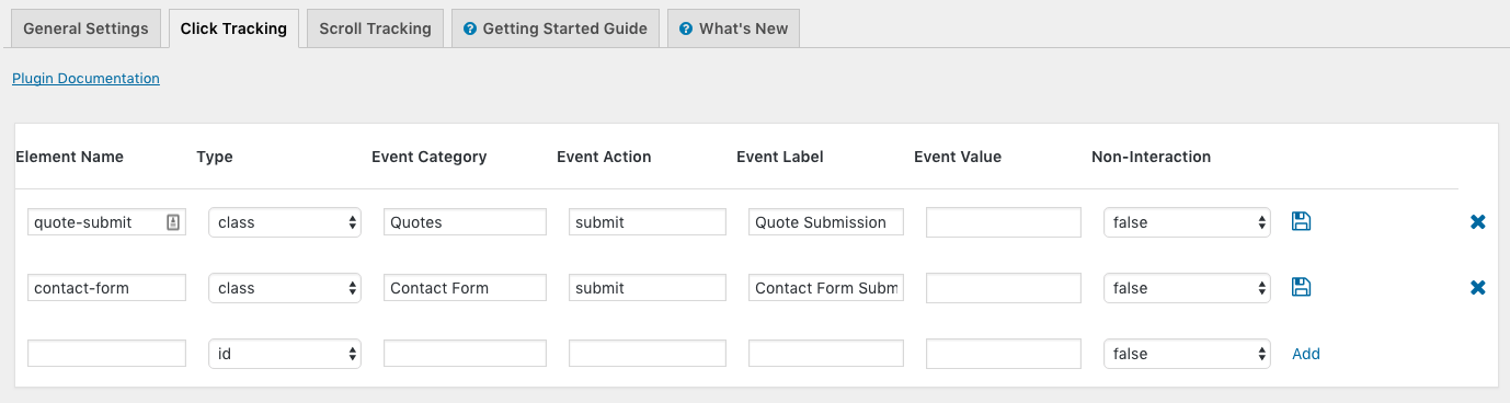 Individualized Click Tracking for Contact Form 7