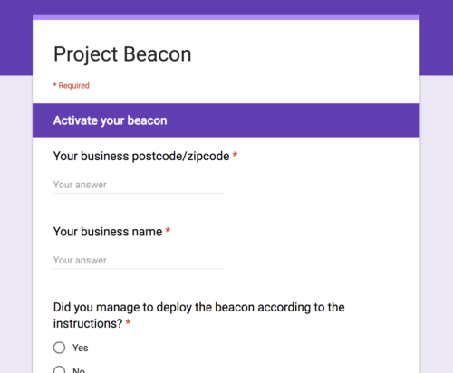 Google Beacon Setup Part 3