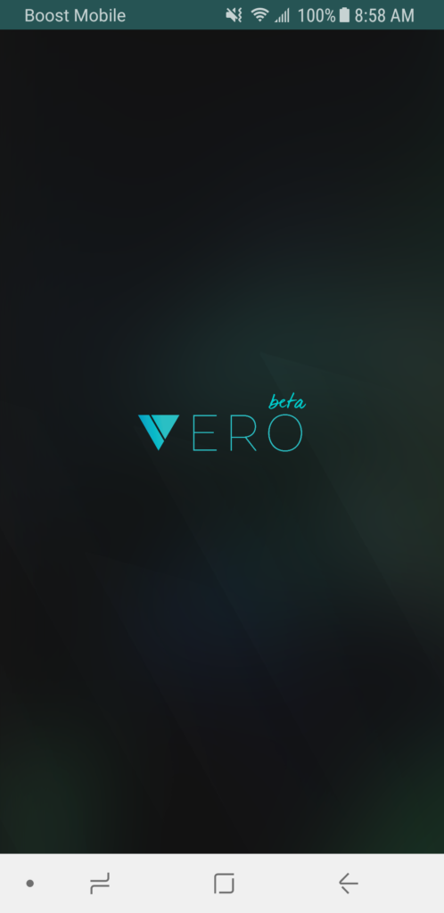 Vero Splash Screen