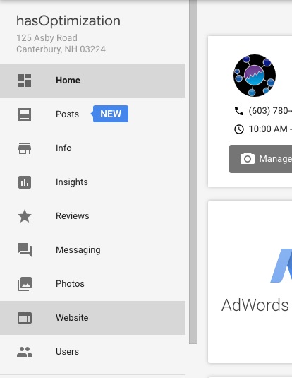 Google My Business Website Google My Business Website