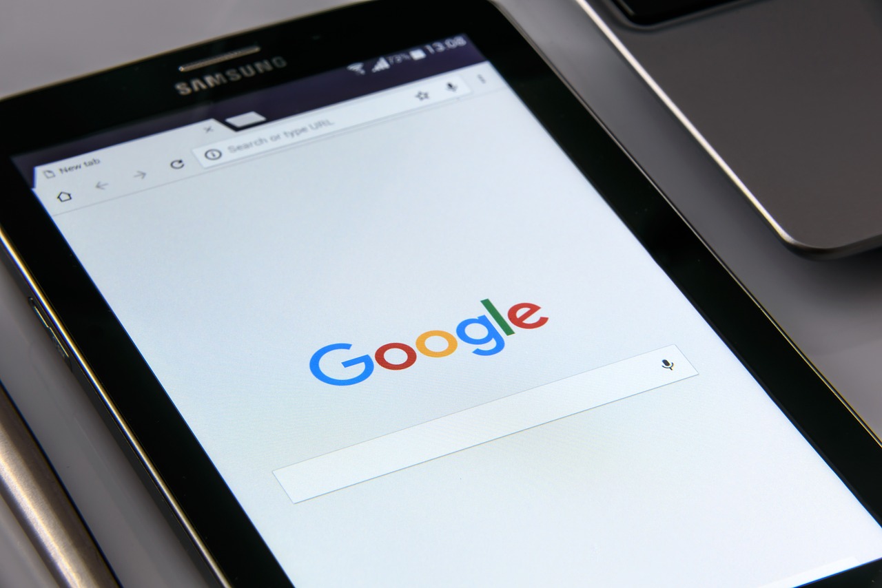 Google on a Tablet Google on a Tablet