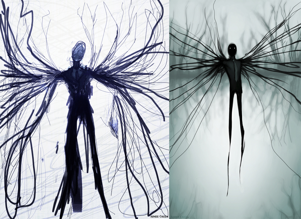 Please stop sharing these pictures of Slender Man without attribution Please stop sharing these pictures of Slender Man without attribution