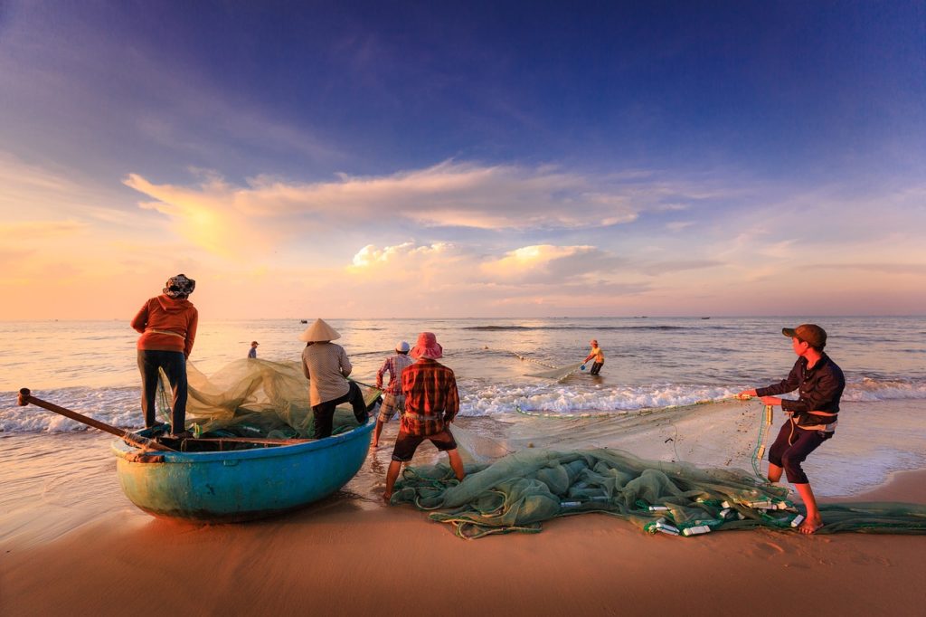 Fishing with a Net