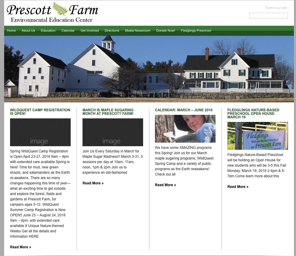 Prescott Farm's Old Site