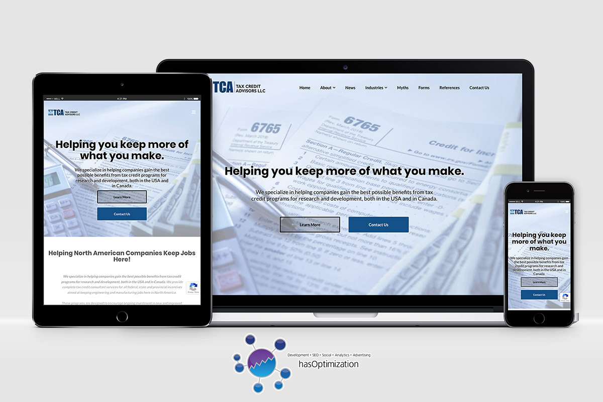 Tax Credit Advisors New Website