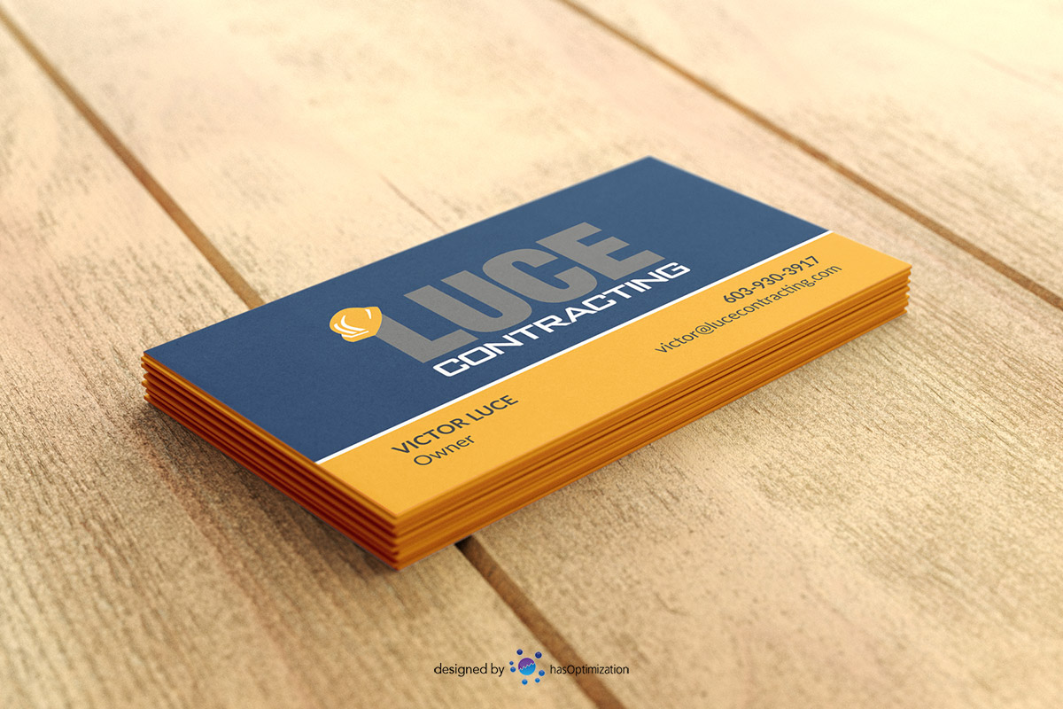 Luce Contracting Business Card