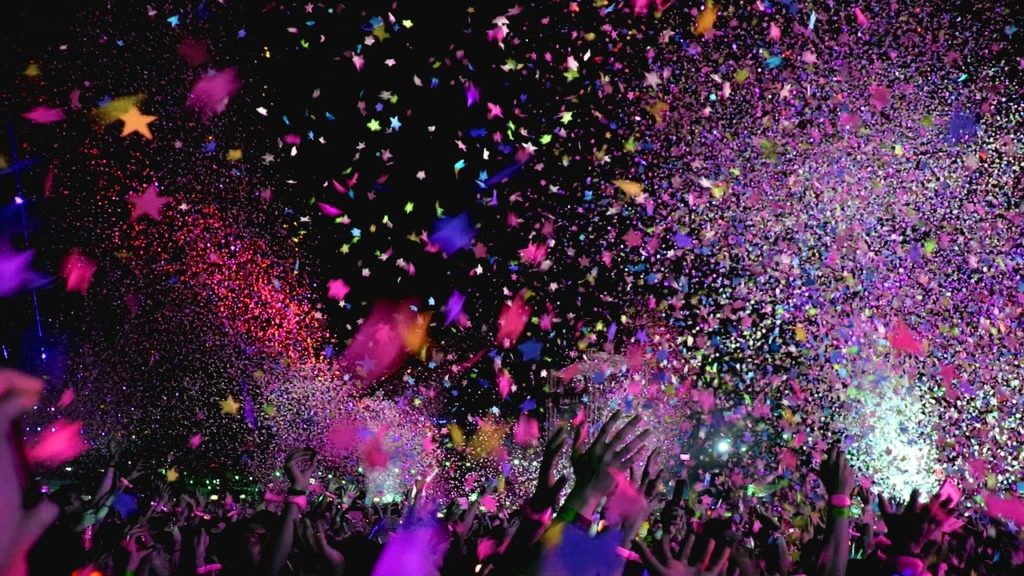 Colorful confetti